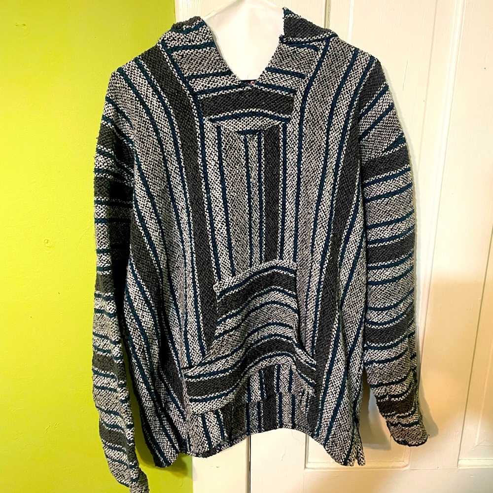 Frank’s Baja Hoodie XL Blue/Gray/White